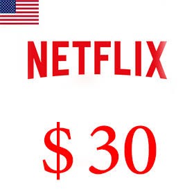 گیفت کارت 30 دلاری نت فلیکس امریکا