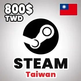 Steam Wallet Card 800TWD (تقریبا24.51 دلار)
