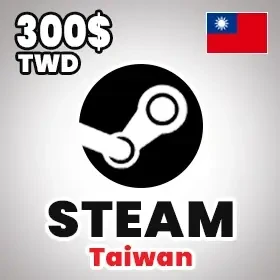 Steam Wallet Card 300TWD (تقریبا9.15  دلار)